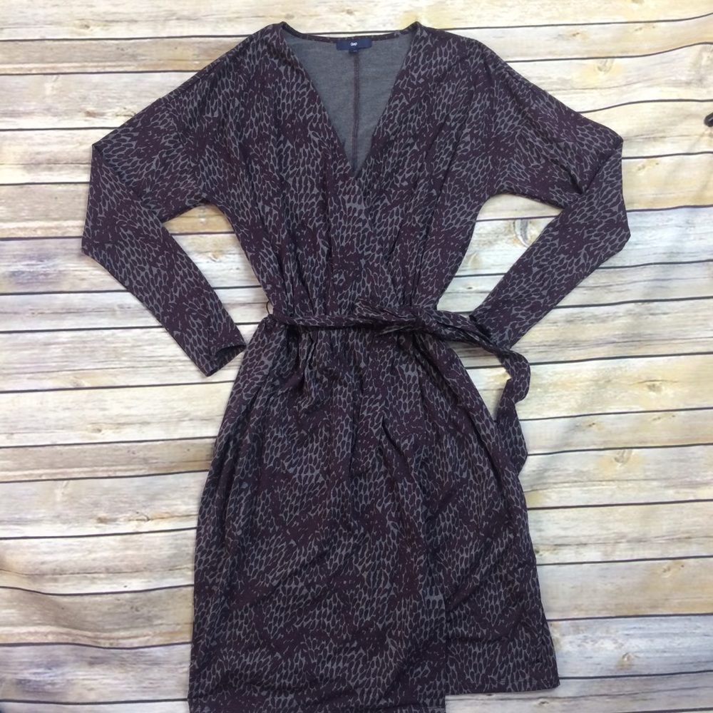 Gap Knit Wrap Dress